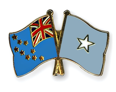 Fahnen Pins Tuvalu Somalia