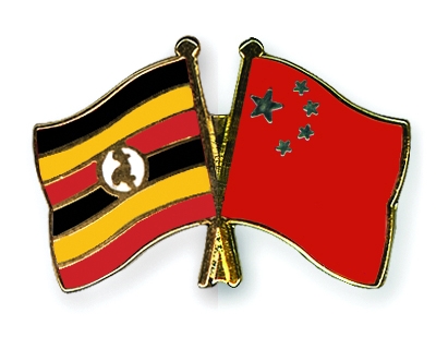 Fahnen Pins Uganda China