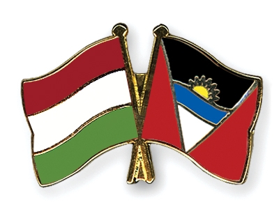 Fahnen Pins Ungarn Antigua-und-Barbuda