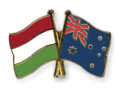 Fahnen Pins Ungarn Australien
