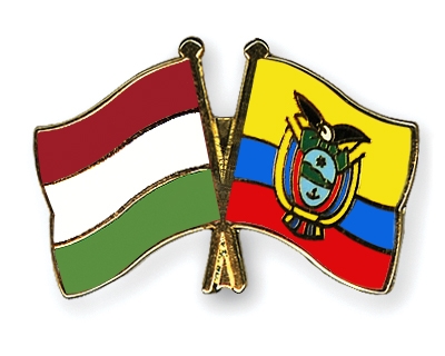 Fahnen Pins Ungarn Ecuador