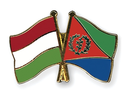 Fahnen Pins Ungarn Eritrea