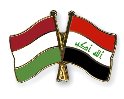 Fahnen Pins Ungarn Irak