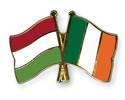 Fahnen Pins Ungarn Irland