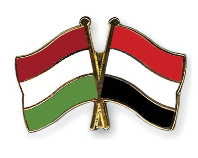 Fahnen Pins Ungarn Jemen