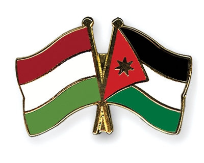 Fahnen Pins Ungarn Jordanien