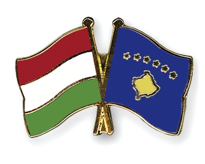 Fahnen Pins Ungarn Kosovo