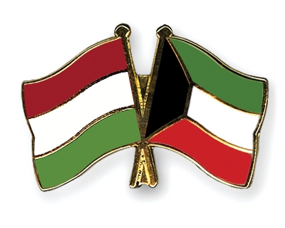 Fahnen Pins Ungarn Kuwait