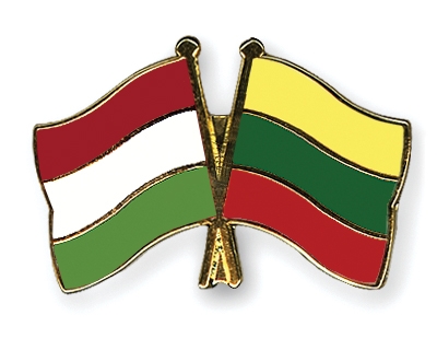 Fahnen Pins Ungarn Litauen
