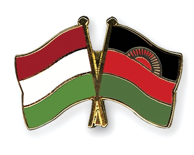 Fahnen Pins Ungarn Malawi