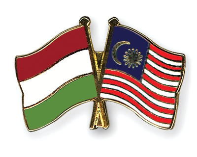 Fahnen Pins Ungarn Malaysia