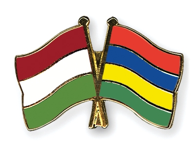 Fahnen Pins Ungarn Mauritius