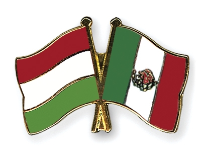 Fahnen Pins Ungarn Mexiko