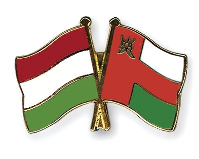 Fahnen Pins Ungarn Oman