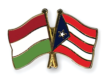 Fahnen Pins Ungarn Puerto-Rico