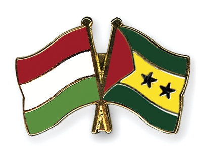 Fahnen Pins Ungarn Sao-Tome-und-Principe