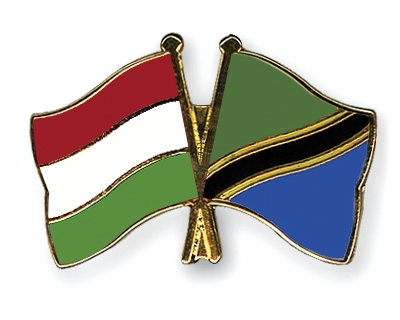 Fahnen Pins Ungarn Tansania