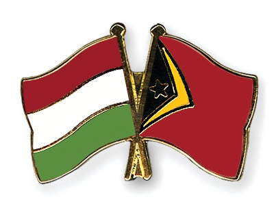 Fahnen Pins Ungarn Timor-Leste
