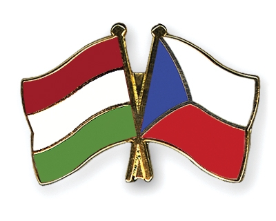 Fahnen Pins Ungarn Tschechische-Republik