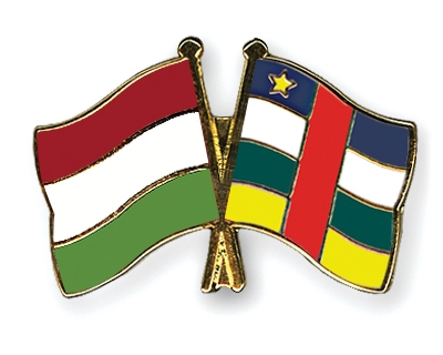 Fahnen Pins Ungarn Zentralafrikanische-Republik