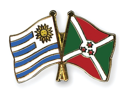 Fahnen Pins Uruguay Burundi