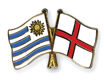 Fahnen Pins Uruguay England