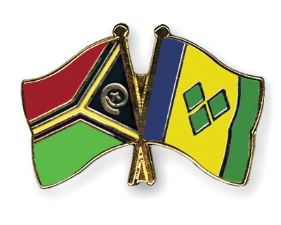 Fahnen Pins Vanuatu St-Vincent-und-die-Grenadinen