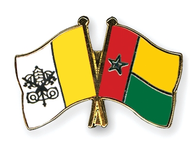 Fahnen Pins Vatikanstadt Guinea-Bissau