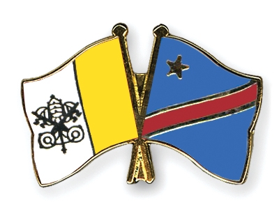 Fahnen Pins Vatikanstadt Kongo-Demokratische-Republik
