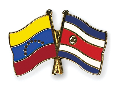 Fahnen Pins Venezuela Costa-Rica