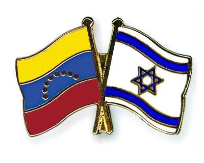 Fahnen Pins Venezuela Israel