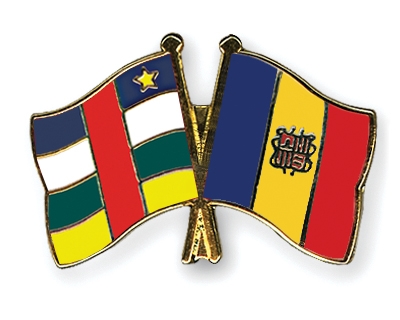 Fahnen Pins Zentralafrikanische-Republik Andorra