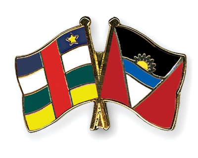 Fahnen Pins Zentralafrikanische-Republik Antigua-und-Barbuda