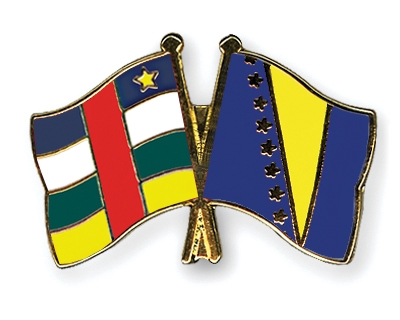 Fahnen Pins Zentralafrikanische-Republik Bosnien-und-Herzegowina