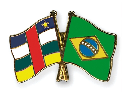 Fahnen Pins Zentralafrikanische-Republik Brasilien
