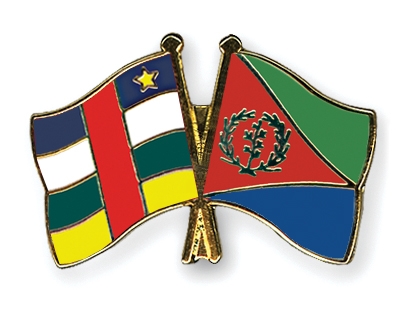 Fahnen Pins Zentralafrikanische-Republik Eritrea