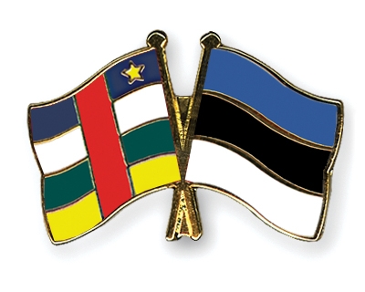 Fahnen Pins Zentralafrikanische-Republik Estland
