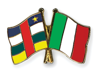 Fahnen Pins Zentralafrikanische-Republik Italien