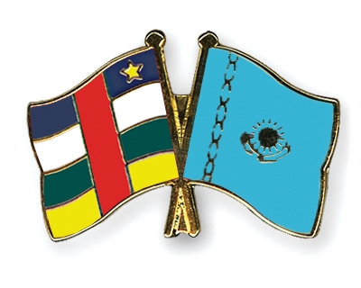 Fahnen Pins Zentralafrikanische-Republik Kasachstan