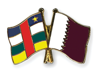 Fahnen Pins Zentralafrikanische-Republik Katar