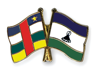 Fahnen Pins Zentralafrikanische-Republik Lesotho