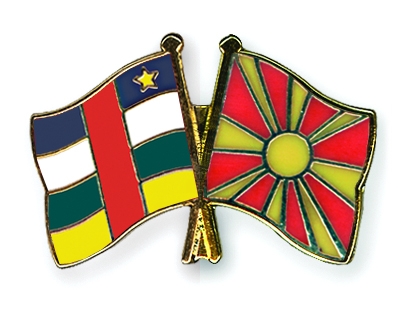 Fahnen Pins Zentralafrikanische-Republik Mazedonien