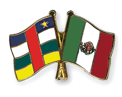 Fahnen Pins Zentralafrikanische-Republik Mexiko