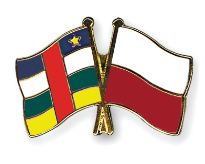 Fahnen Pins Zentralafrikanische-Republik Polen