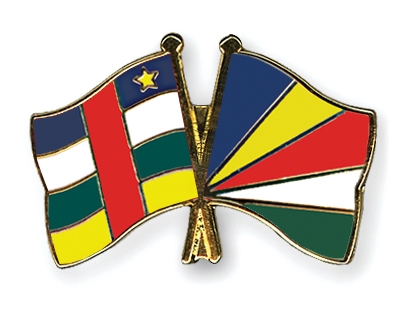 Fahnen Pins Zentralafrikanische-Republik Seychellen