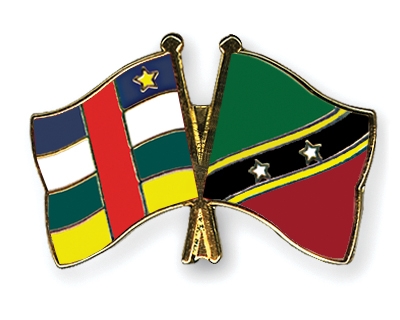 Fahnen Pins Zentralafrikanische-Republik St-Kitts-und-Nevis