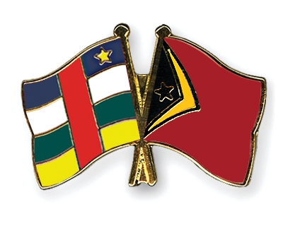 Fahnen Pins Zentralafrikanische-Republik Timor-Leste