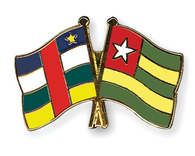 Fahnen Pins Zentralafrikanische-Republik Togo