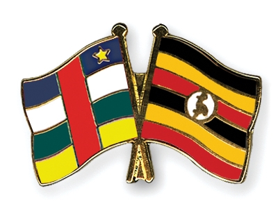 Fahnen Pins Zentralafrikanische-Republik Uganda