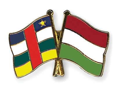 Fahnen Pins Zentralafrikanische-Republik Ungarn